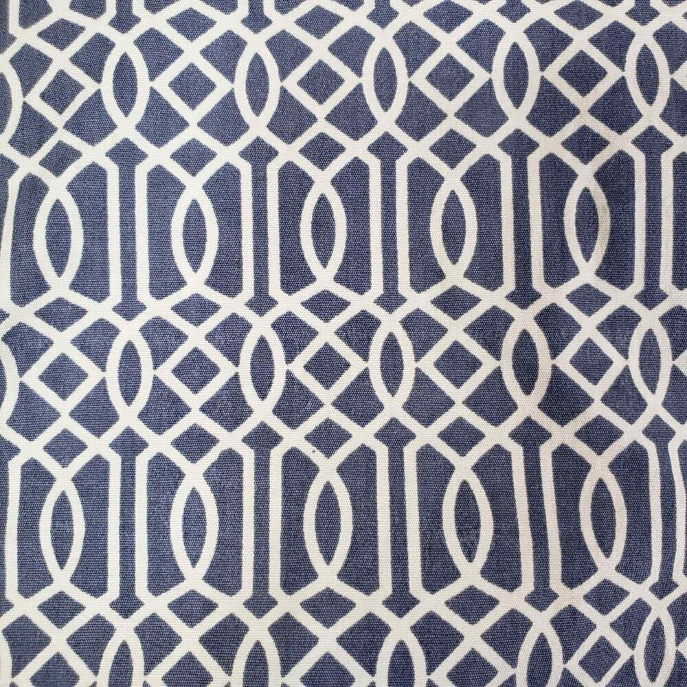 Tizzie Shirt Women's Size Large L Blue Geometric Long Sleeve Button Down - Picture 4 of 10